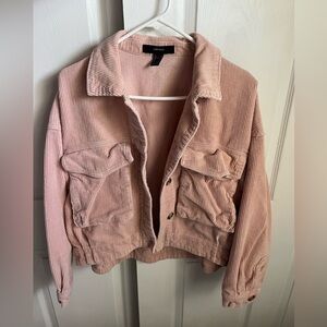 Forever 21 Dusty Pink Corduroy Jacket
